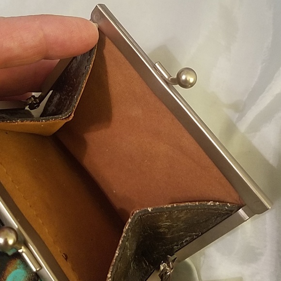 Patricia Nash wallet tooled turquoise NWT - Picture 5 of 6